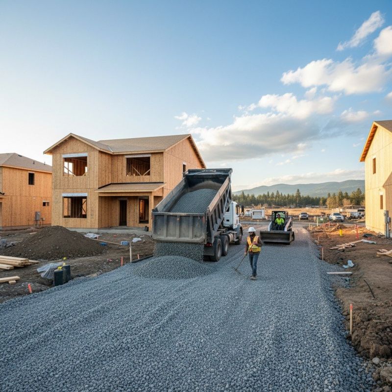 Gravel Delivery And Spreading